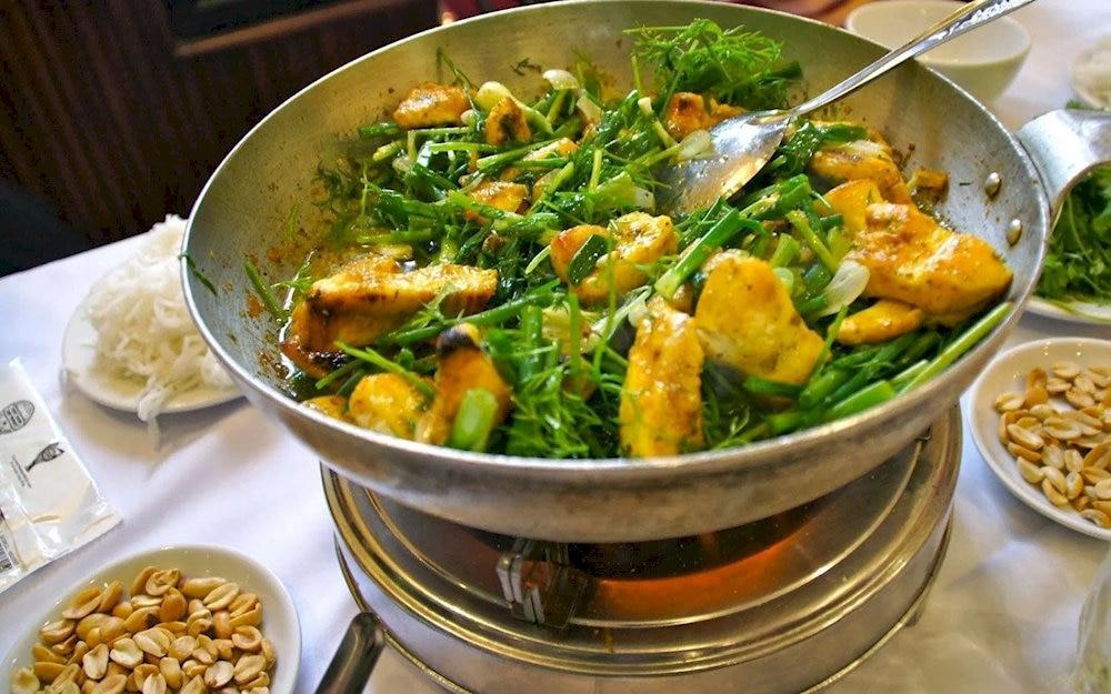 Cha Ca La Vong is a must-try dish in Hanoi